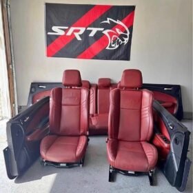 Dodge Charger SRT Hellcat Red Leather Interior Upgrade: Complete Set (Excellent Condition)