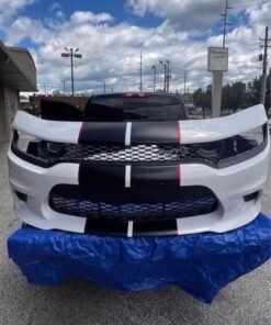 Dodge Charger Custom Front Bumper Conversion Kit (White)