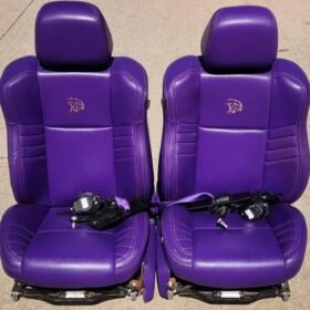Dodge Hellcat Purple Leather Front Seats